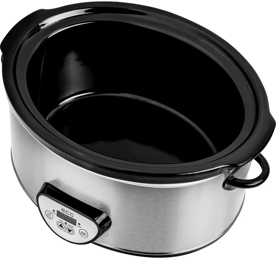 Медленноварка ECG PH 6520 (Inox/Black)
