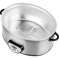 Медленноварка ECG PH 6520 (Inox/Black) Thumb