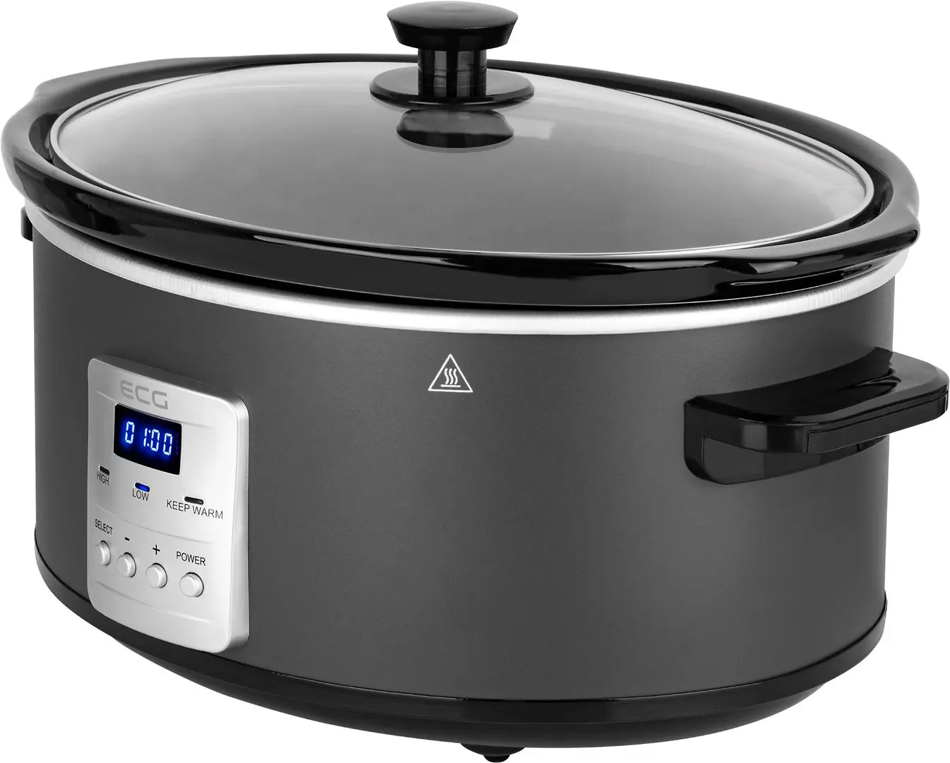 Медленноварка ECG PH 6530 Slow Master (Black/Silver) - 12