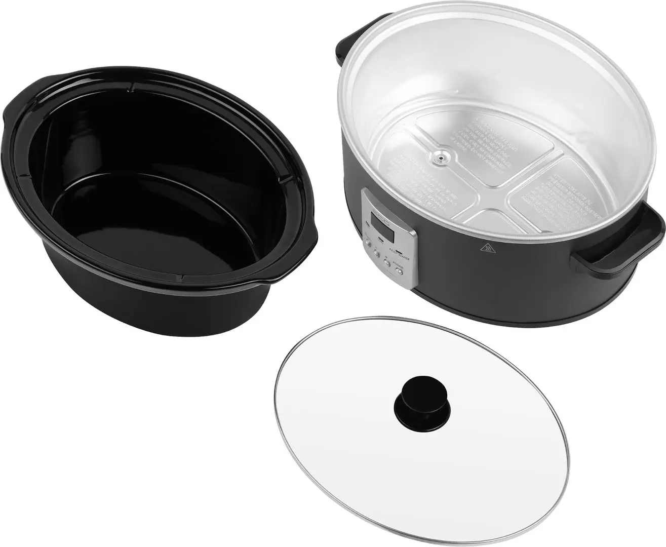 Медленноварка ECG PH 6530 Slow Master (Black/Silver) - 6