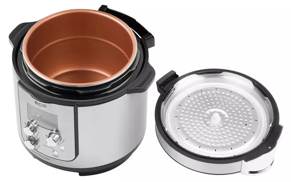Multicooker ECG MHT 1661 Pressione Nuovo (Black/Inox)