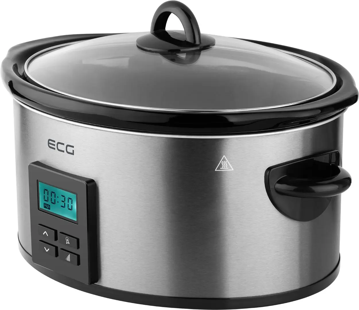 Slow cooker ECG PH 5510 Slow Rider (Inox/Black)