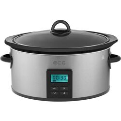 Slow cooker ECG PH 5510 Slow Rider (Inox/Black)