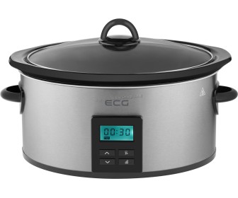 Multicooker ECG PH 5510 Slow Rider (Inox/Black)