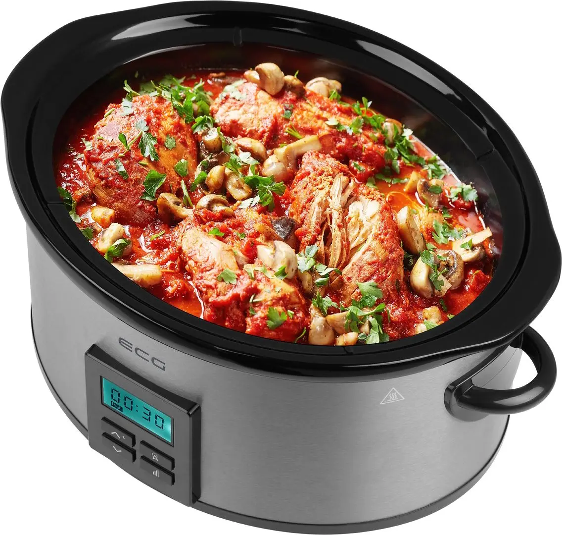 Slow cooker ECG PH 5510 Slow Rider (Inox/Black)