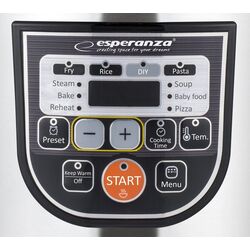 Multicooker Esperanza Cooking Mate EKG011 (Black/Inox) Thumb