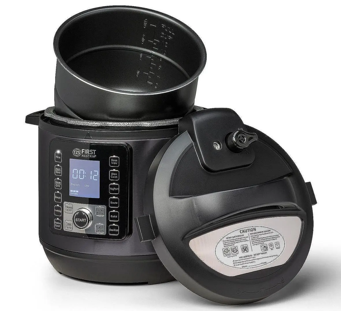 Multicooker-oala First FA-5130-2-GR (Gray/Black)