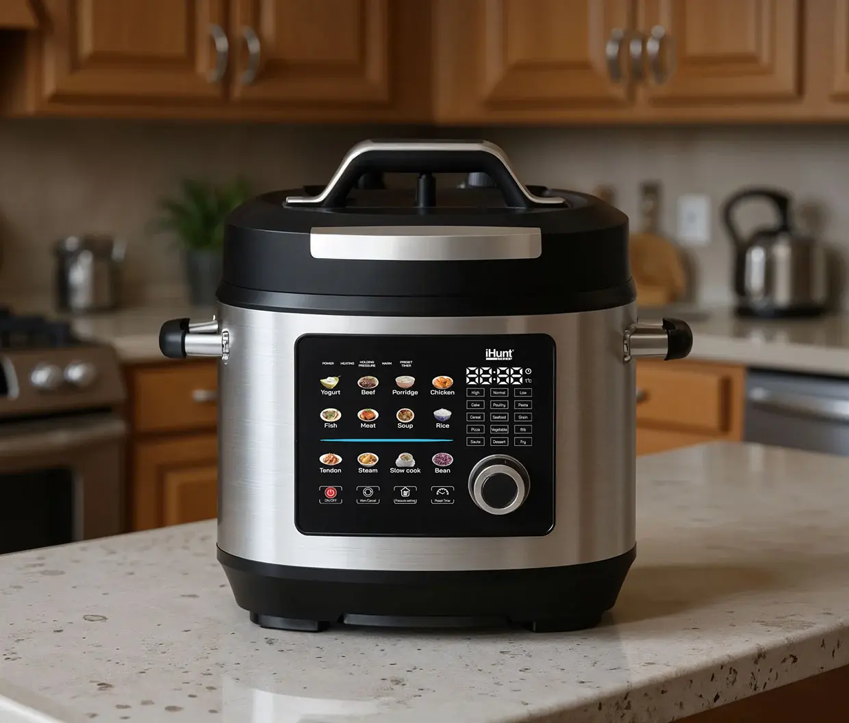 Мультиварка-скороварка iHunt Bro Multicooker 8L Ultra (Silver/Black)