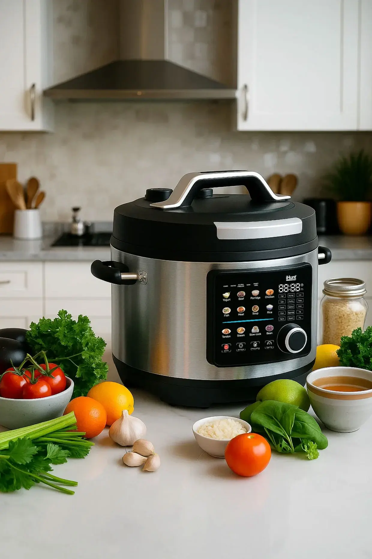 Мультиварка-скороварка iHunt Bro Multicooker 8L Ultra (Silver/Black)