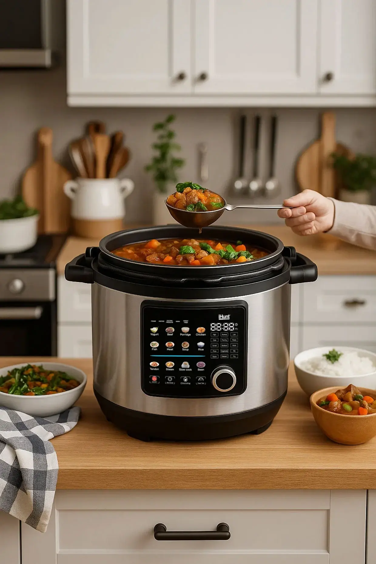 Мультиварка-скороварка iHunt Bro Multicooker 8L Ultra (Silver/Black)