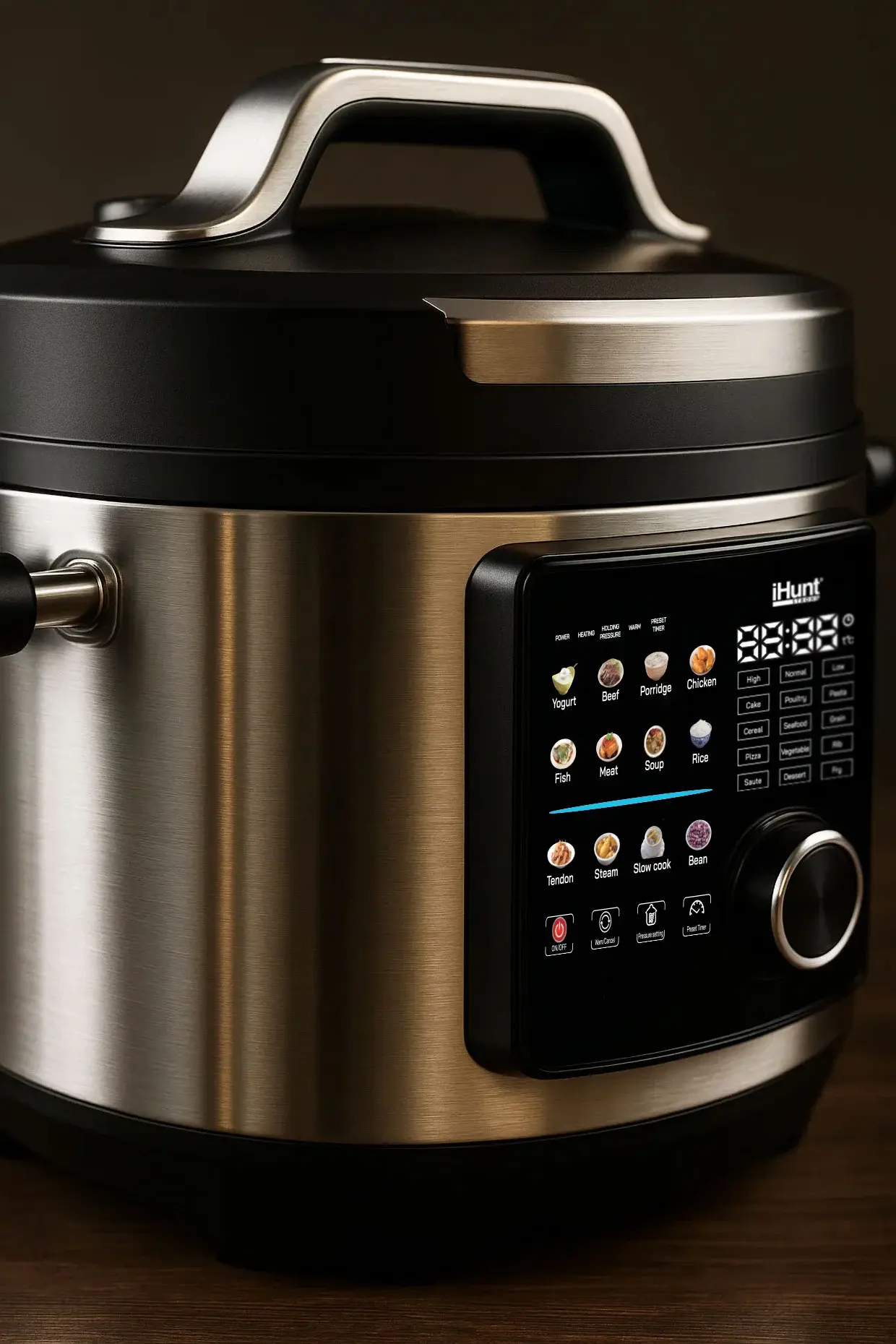 Мультиварка-скороварка iHunt Bro Multicooker 8L Ultra (Silver/Black)