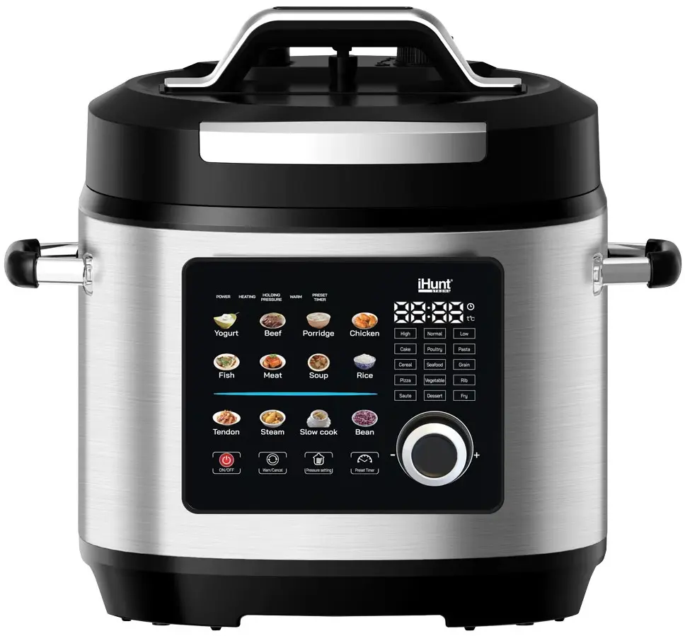 Мультиварка-скороварка iHunt Bro Multicooker 8L Ultra (Silver/Black)
