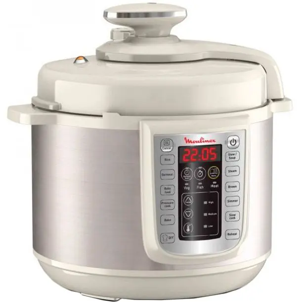 Мультиварка-скороварка Moulinex CE505A10 (Inox/White) - 2