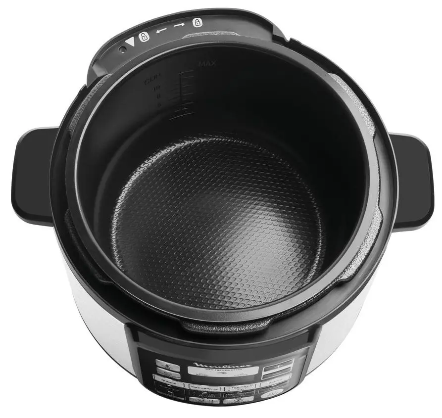 Multicooker-oala sub presiune Moulinex Initial Pressure CE620D34 (Inox/Black)