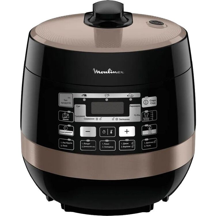 Multicooker-oala Moulinex QuickChef CE430A34 (Black/Gold)
