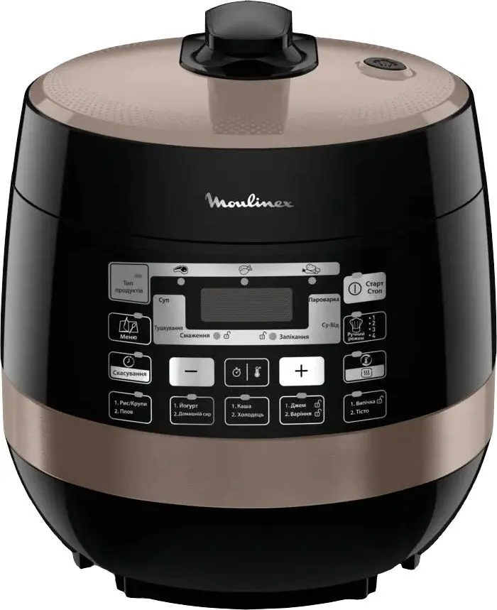 Мультиварка-скороварка Moulinex QuickChef CE430A34 (Black/Brown)