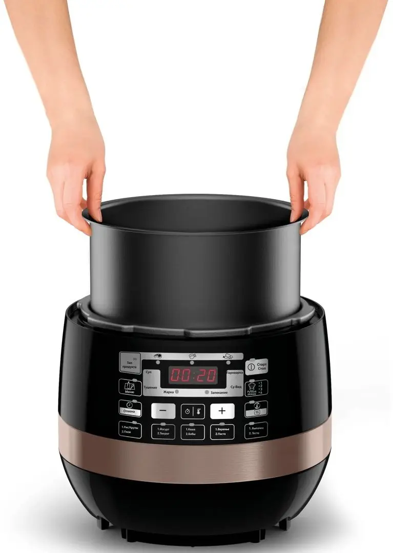 Мультиварка-скороварка Moulinex QuickChef CE430A34 (Black/Brown)