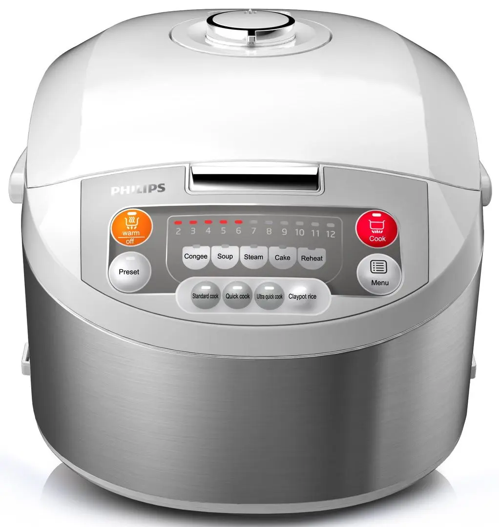 Мультиварка Philips Viva Collection HD3037/70 (Silver/Inox)