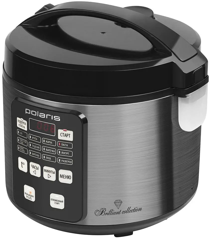 Мультиварка Polaris Brilliant Collection PMC 0593AD (Silver/Black)