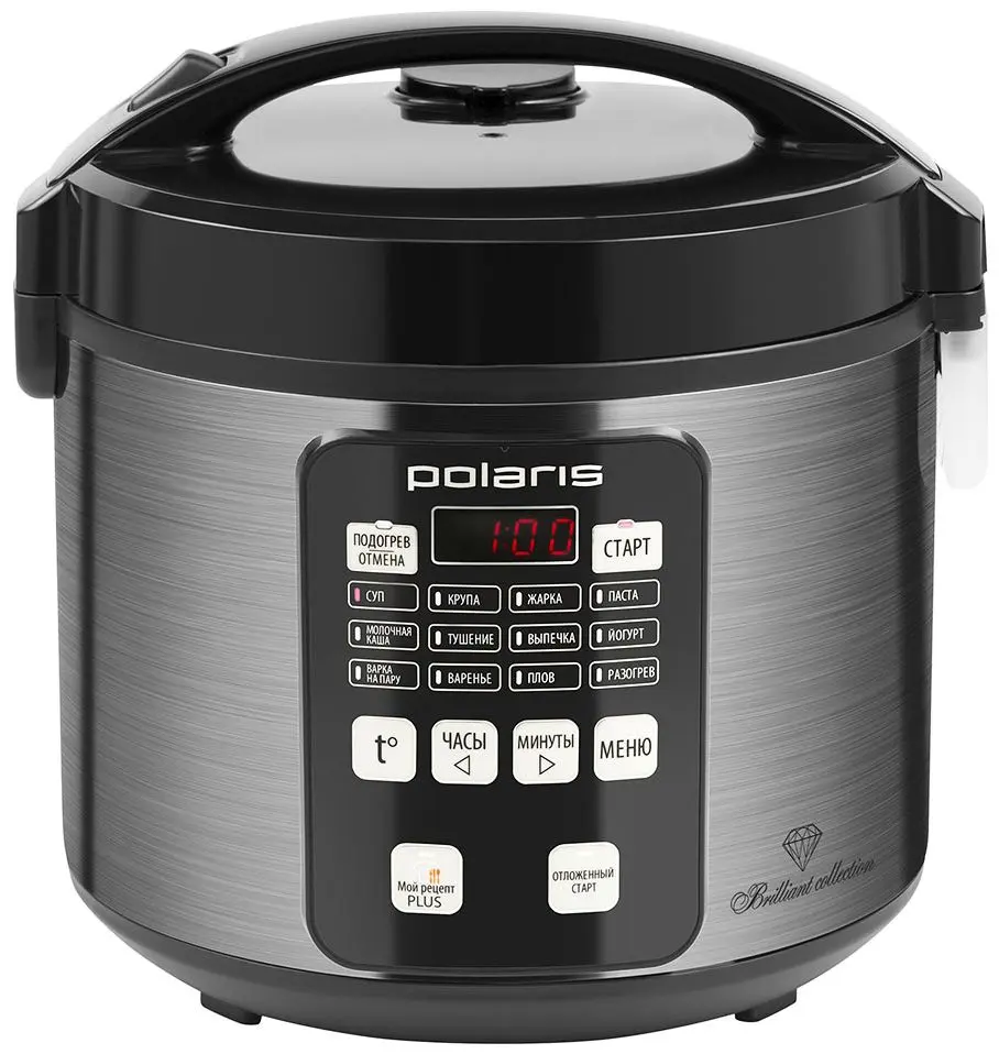 Мультиварка Polaris Brilliant Collection PMC 0593AD (Silver/Black)