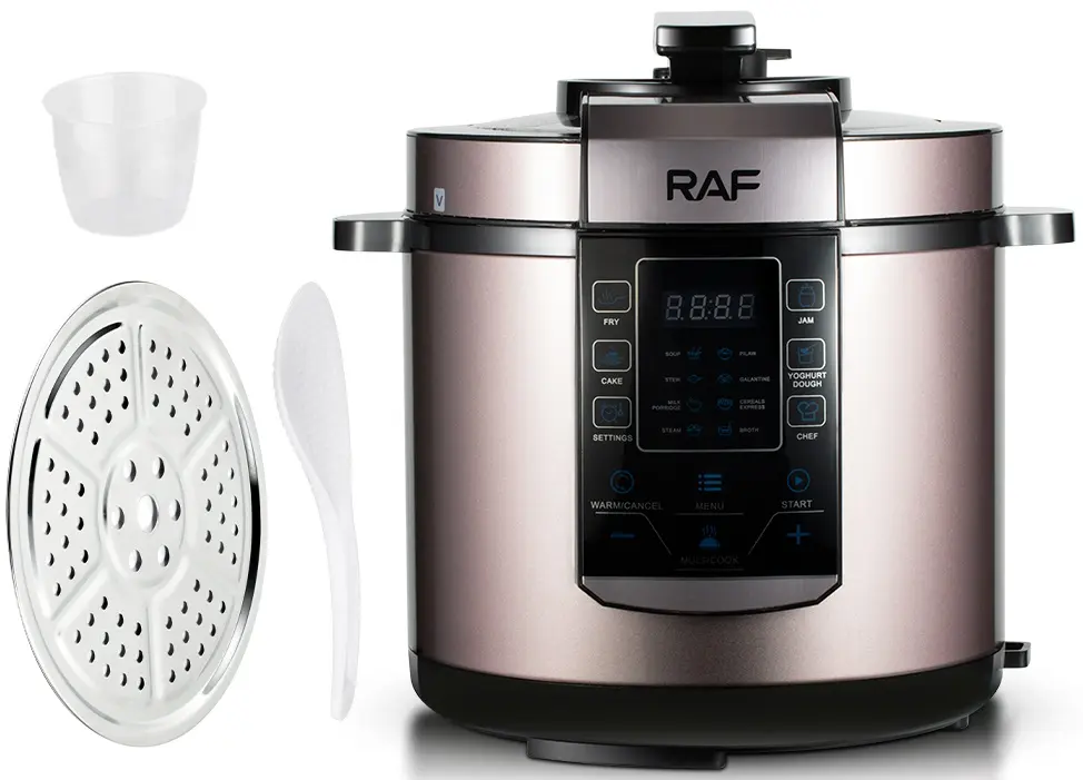 Multicooker-oala sub presiune RAF R.171 (Rose Gold/Black)