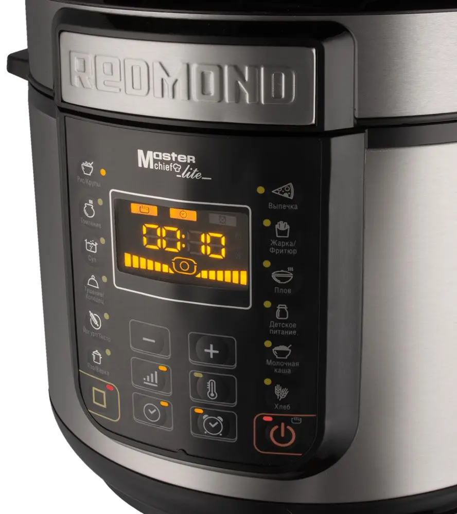 Мультиварка-скороварка Redmond RMC-PM381 (Black/Silver) - 2