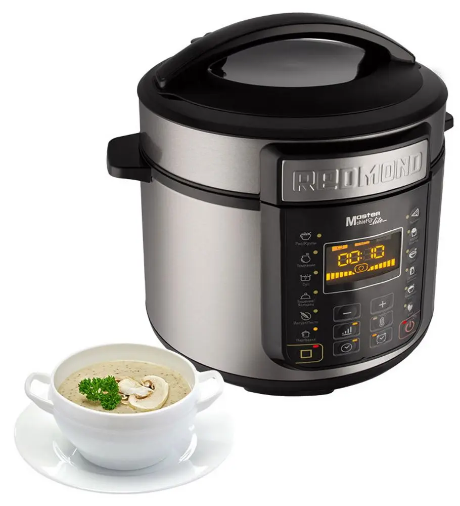 Мультиварка-скороварка Redmond RMC-PM381 (Black/Silver) - 7