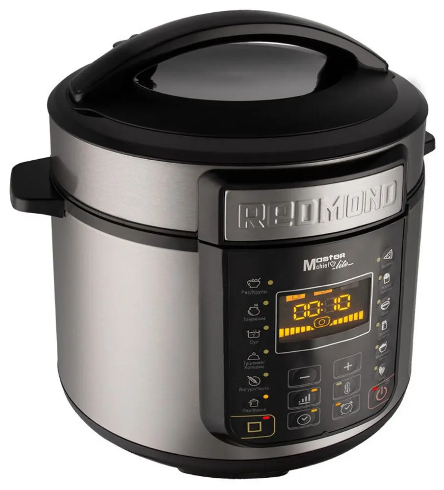 Мультиварка-скороварка Redmond RMC-PM381 (Black/Silver)