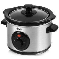 Slow cooker Swan SF17010N (Silver/Black) Thumb