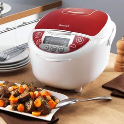 Multicooker Tefal Fuzzy RK705138 (White/Red) Thumb