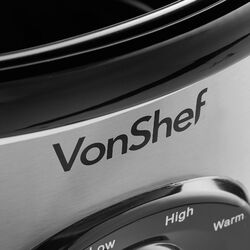 Медленноварка VonShef 2013338 (Silver/Black) Thumb