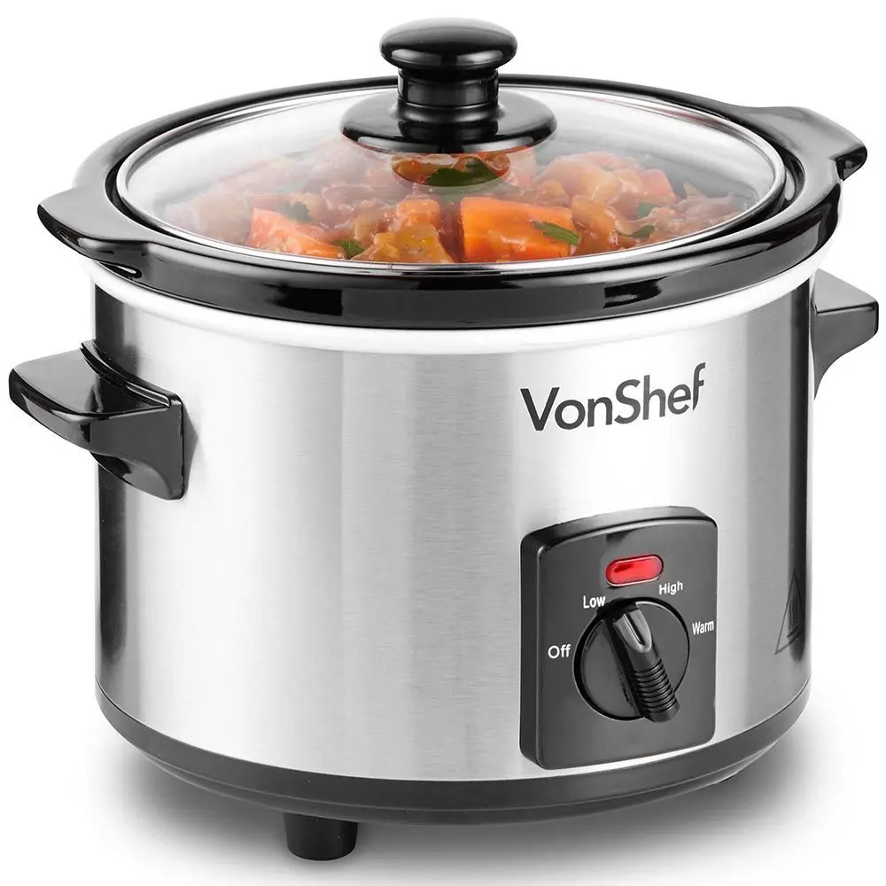 Мультиварка VonShef 2013337 (Inox/Black) - 2