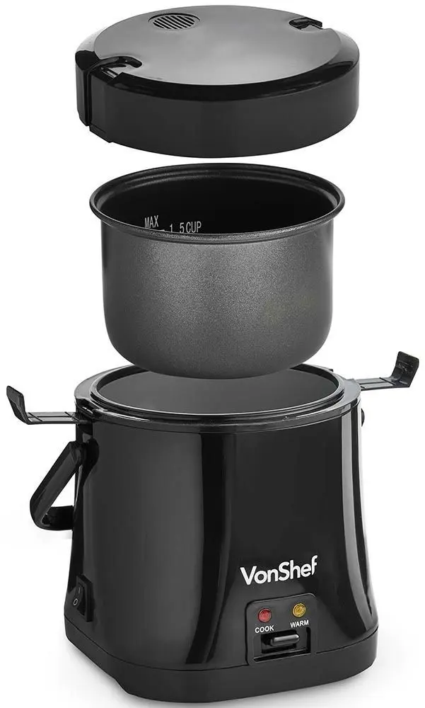 Fierbator de orez VonShef 2013342 (Black)