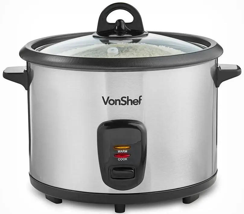 Рисоварка VonShef 2013343 (Silver/Black)