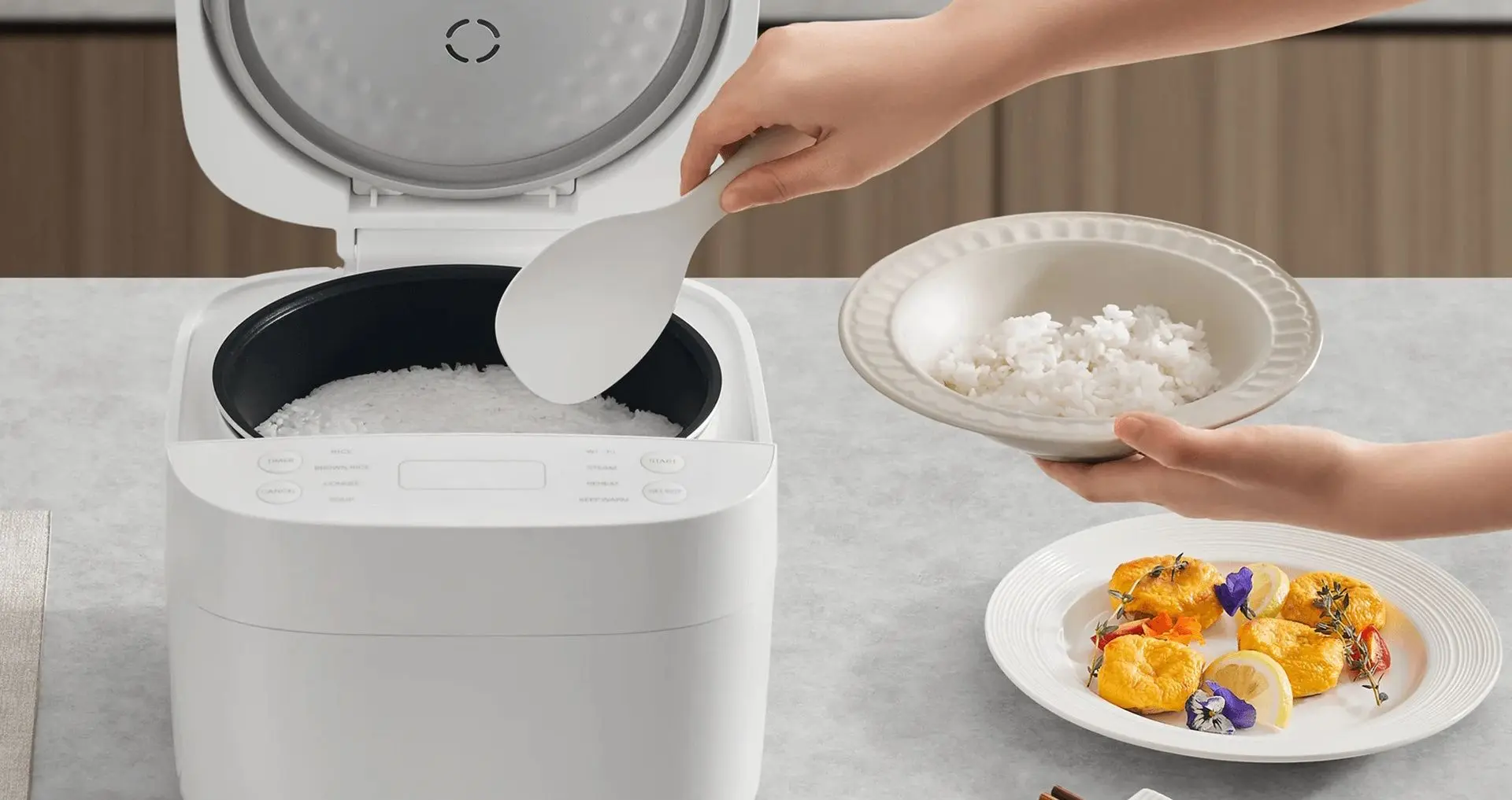 Рисоварка Xiaomi Smart Multifunctional BHR7919EU (White) - 6