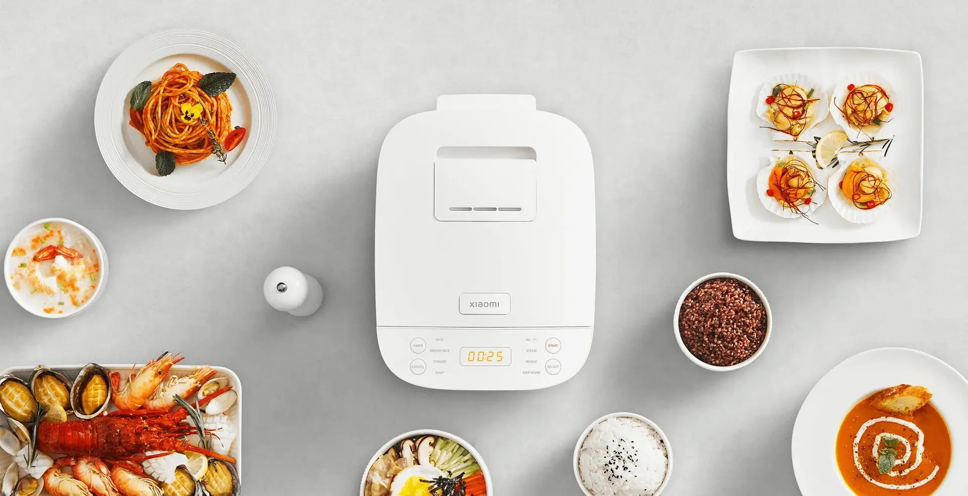 Рисоварка Xiaomi Smart Multifunctional MFB120A-1 (White) - 8