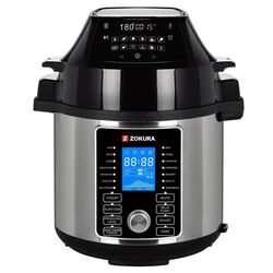 Мультиварка-скороварка Zokura Z1229 (Black/Inox) Thumb