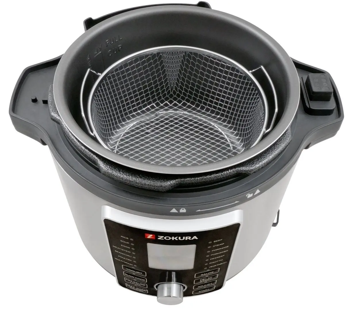 Мультиварка-скороварка Zokura Z1229 (Black/Inox) - 9