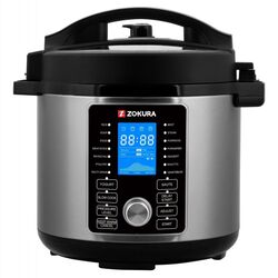 Мультиварка-скороварка Zokura Z1229 (Black/Inox)