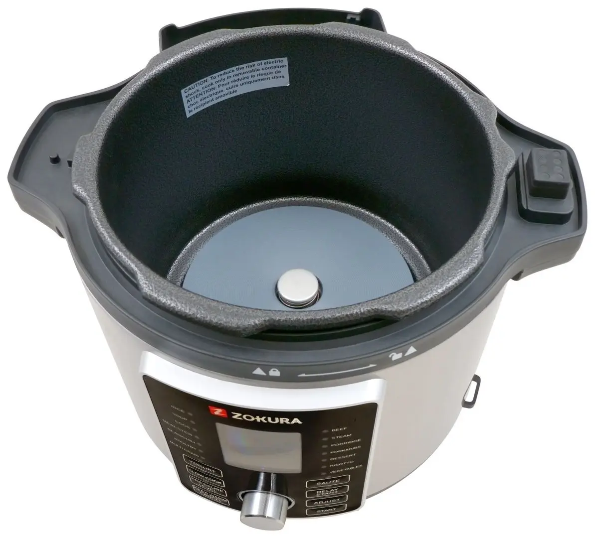 Мультиварка-скороварка Zokura Z1229 (Black/Inox) - 8