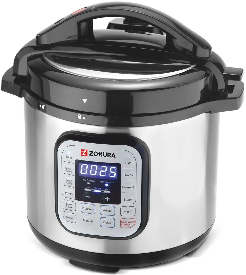 Мультиварка-скороварка Zokura Z1230 (Black/Inox)