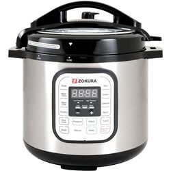 Multicooker-oala sub presiune Zokura Z1230 (Black/Inox)