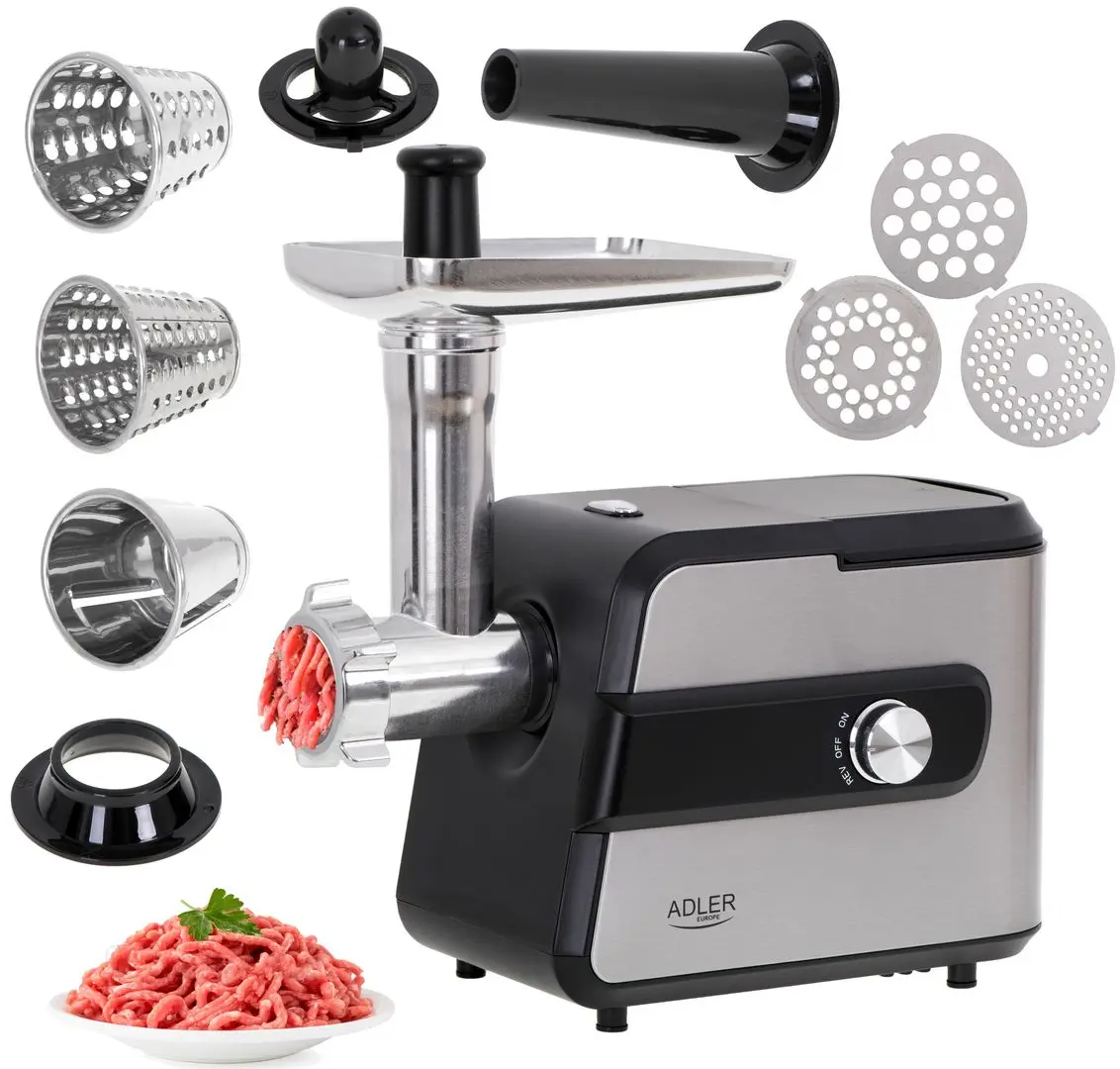 Masina de tocat carne Adler AD 4813 (Silver/Black)