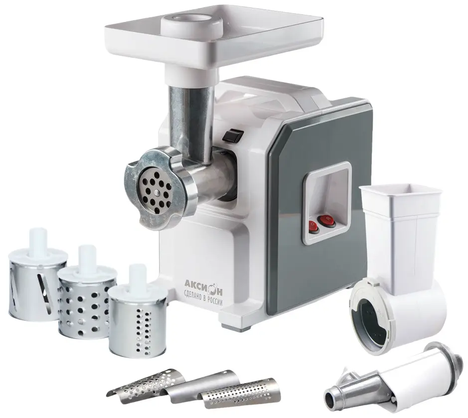 Masina de tocat carne Аксион М43.02 (White/Grey)