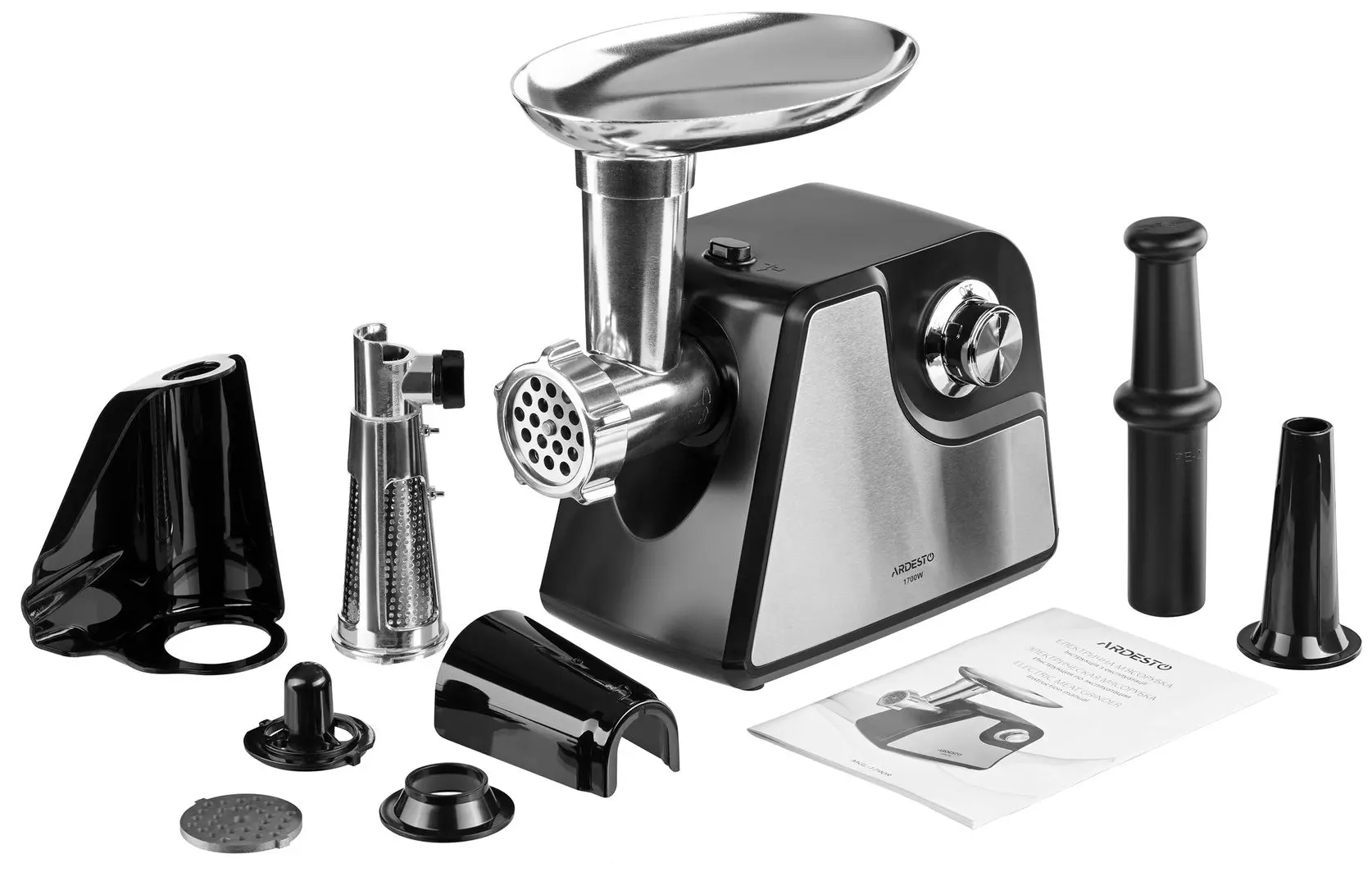 Masina de tocat carne Ardesto MGL-1790R (Black/Inox)