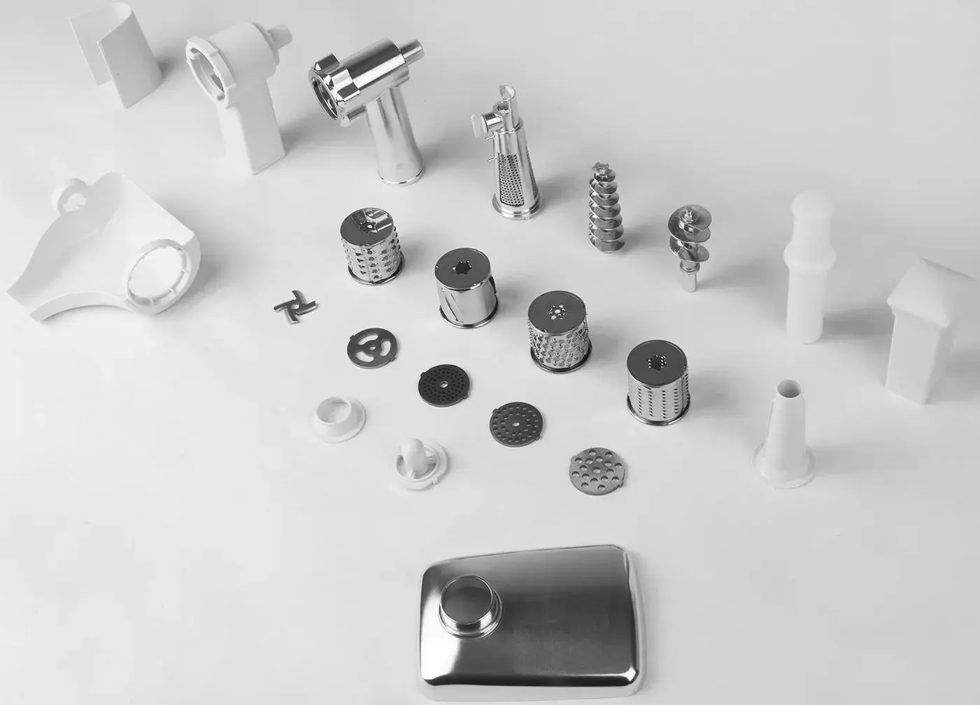 Masina de tocat carne Berdsen 550 (White/Silver)