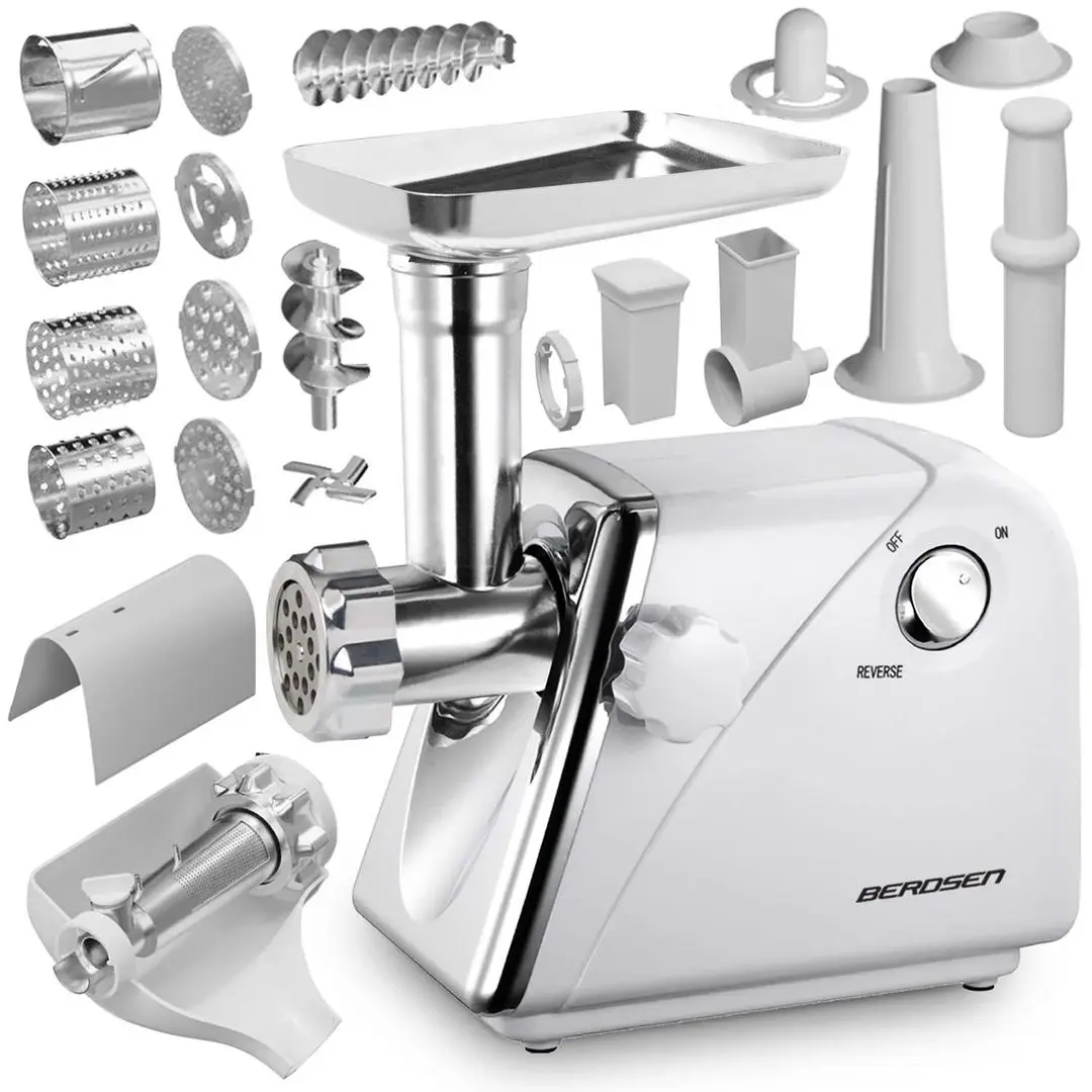 Masina de tocat carne Berdsen 550 (White/Silver)