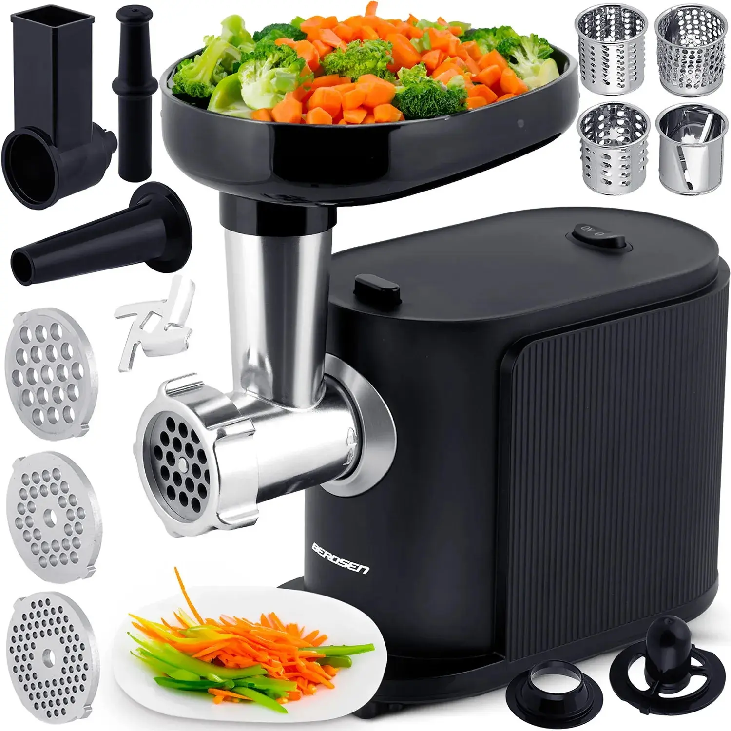Masina de tocat carne Berdsen BD-600 360000 (Black) - 14
