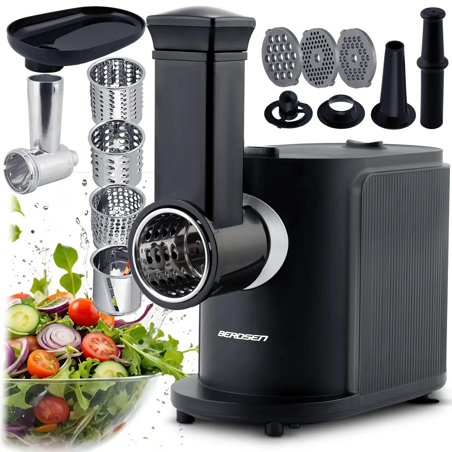 Masina de tocat carne Berdsen BD-600 360000 (Black) - 3