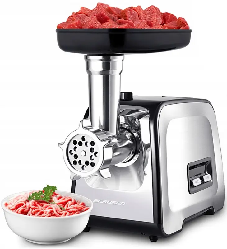 Masina de tocat carne Berdsen BD-601A 360101 (Silver/Black) - 12
